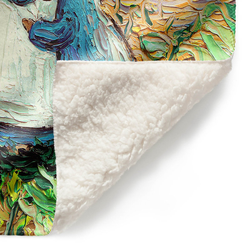 Couverture sherpa doux , 51 po x 60 po
