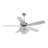 52" Beedle 5 - Blade 2-Tier Crystal Ceiling Fan with Remote Control and Light Kit Included-1855434884