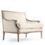 Louis Velvet Loveseat-979065865-1017444983