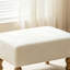Upholstered Chenille Footstool-1094630546