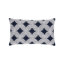 INDIGO Geometric Lumbar Indoor / Outdoor Pillow Cover & Insert