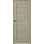 Porte standard préfinie en bois manufacturé et en verre Dome