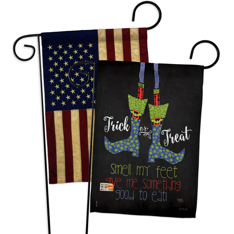 L’odeur, en polyester de 2 côtés, 19 po x l 13 po drapeau de jardin