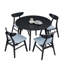 Table de salle à manger en bois pour 4 personnes-1737708792