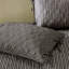 Housse de lit de jour réversible - gris foncé, 6 pièces, rembourrage en coton, pour matelas simple, livrée avec housse, taies décoratives, coussin décoratif 6 rembourrage gris, taille appropriée, comprend-127323185