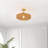 Loran Rattan Semi Flush Mount
