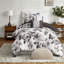 Luxury Floral Bedding Sets, Ultra-soft Polyester Comforter, Elegant Black & White Design For Twin Xl Beds