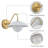 Dome Wall Sconce with Milk Glass Globe