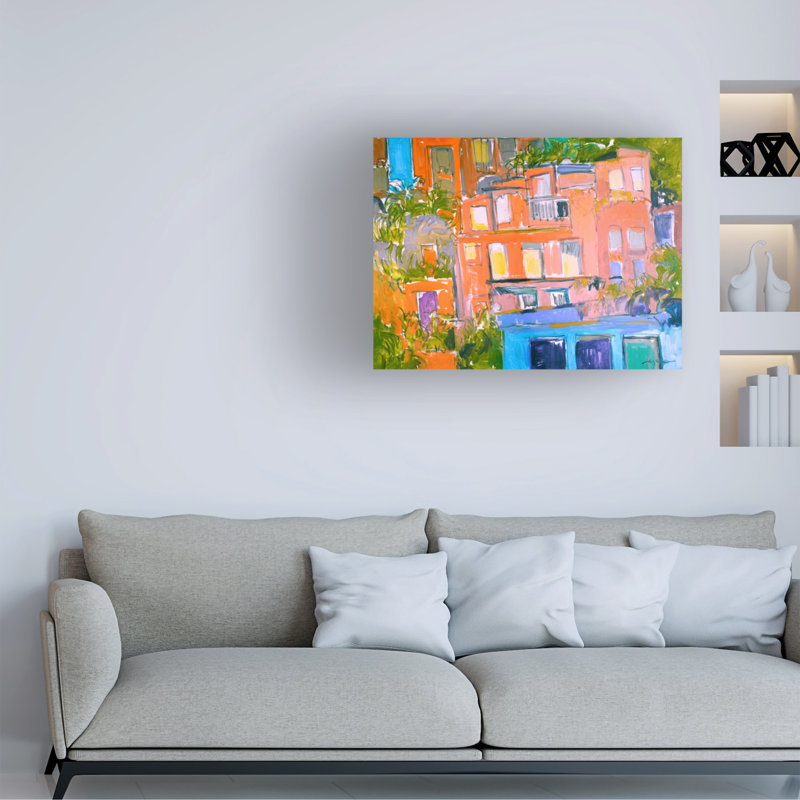 Art sur toile «Bachelor Dorothy Fagan Village II», H 14 po x l 19 po