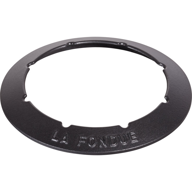 STAUB Cast Iron Fondue Set 1.7 L, 20cm, Black