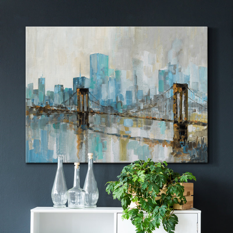 " City Shadows ", 12" H x 18" W x 1" D