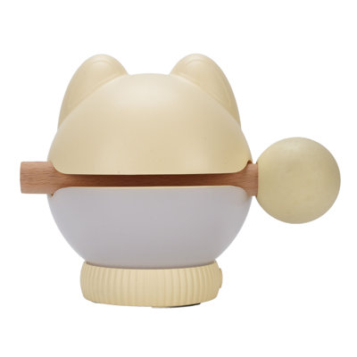 Chaton veilleuse chat mignon lampe sans fil à intensité variable rechargeable chevet 3 niveaux de luminosité robinet contrôle chambre salon décor jaune