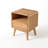20.5"H MCM Compact Solid Wood Nightstand with Drawer & Open Shelf-693995648-688546626