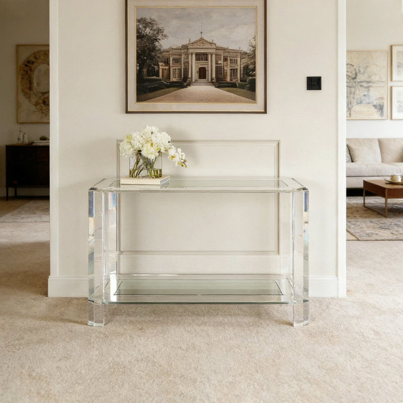 Console Table, 31.5" H x 55.12" W x 15.75" D