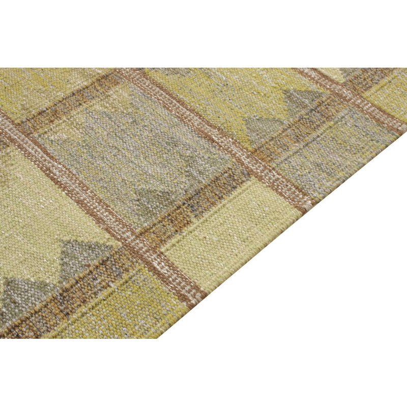 Scandinavian Wool Geometric Area Rug, Rectangle 10' x 14'