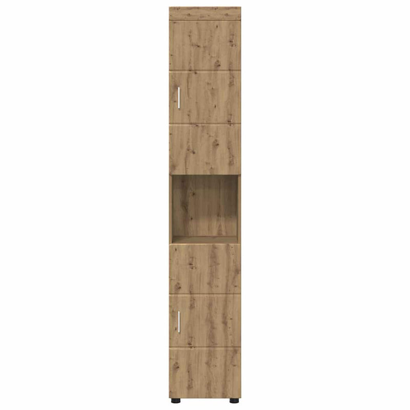 Linen Cabinet, Artisan Oak