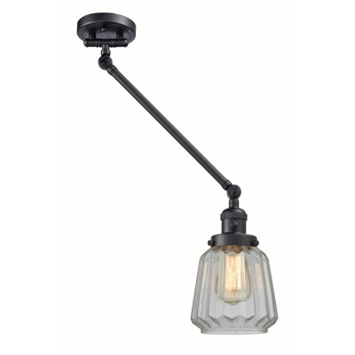 Lampe murale avec bras pivotant 1 lumière vintage Vinson