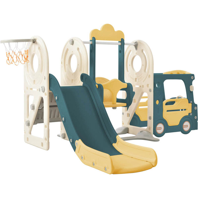 Guiterrez Freeport Park 182cm W Plastic Freestanding Slide