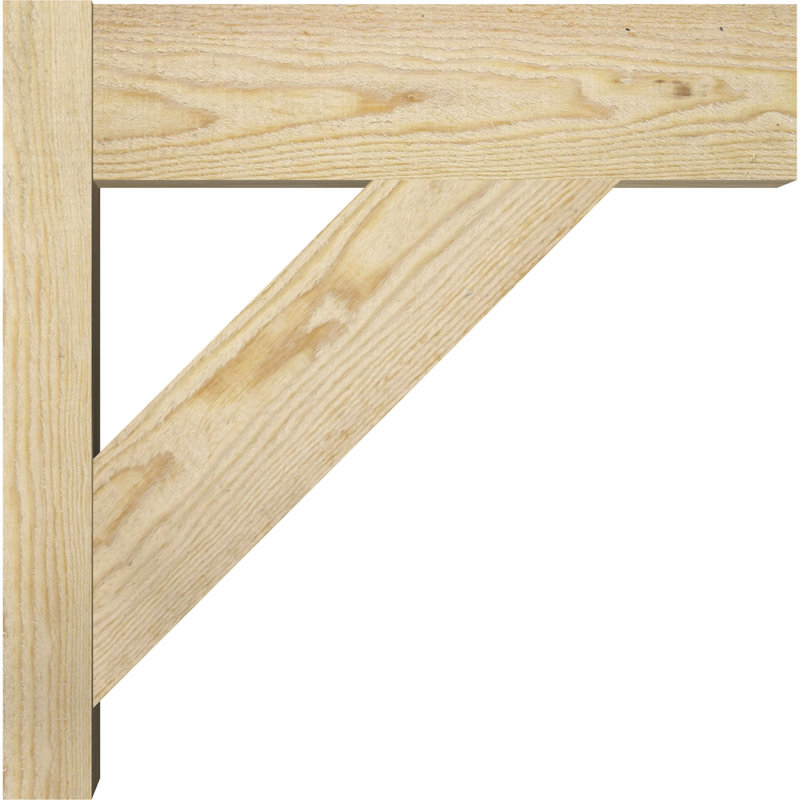 Pavé traditionnel traditionnel, P 18 po x H 18 po, Sapin Douglas de 6 po (sciage brut)