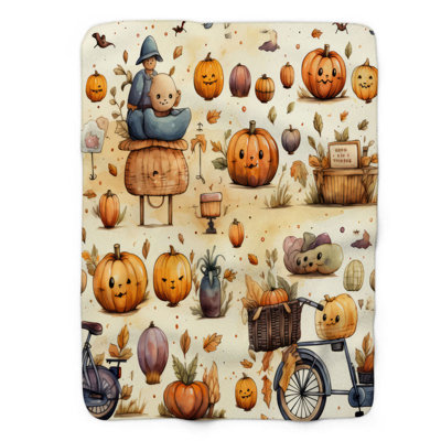 Ghostly Autumn - 1 Piece Premium Blanket