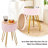 Round Storage Ottoman Vanity Stool Chair For Makeup Room,Bedroom,Living Room-1013332819