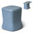 Coast Modern Outdoor Side Table Cooler - 2 in 1 Patio Decor Storage Table & Ice Chest - 25 QT - Stone Blue-121415729