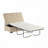 49.6" Ottoman with a Folding Sofa Bed, Convertible Ottoman Sleeper with Memory Mattress and Tufted Design for Living Room-1822766032