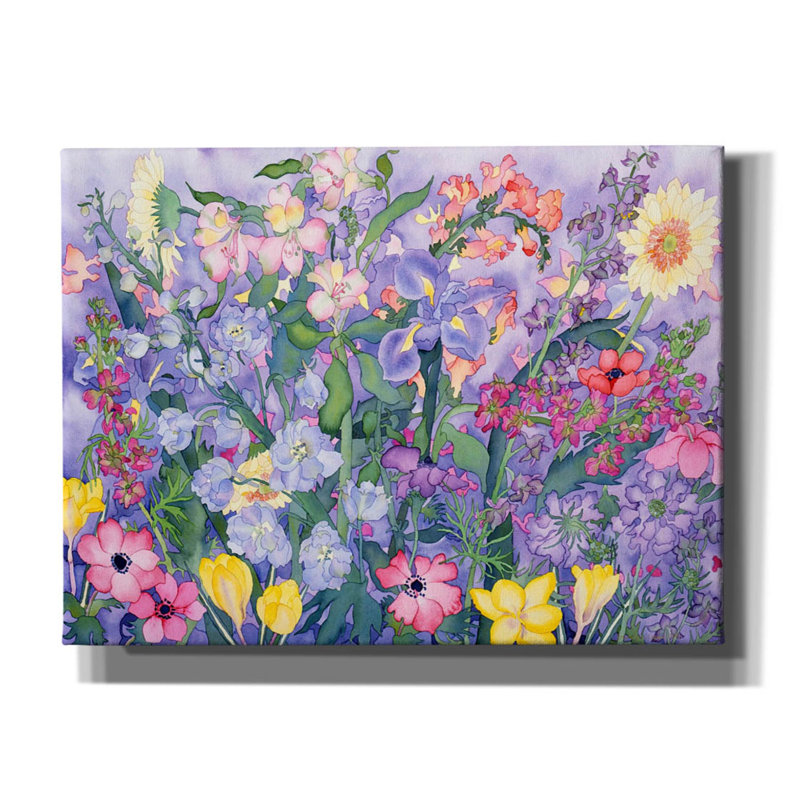 «Soft Spring» par Carissa Luminess, art mural sur toile, H 12 po x l 16 po x P 0,75 po