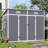 8ft W x 4ft D Pent Plastic Tool Shed