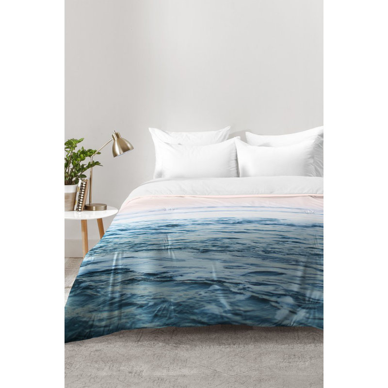 Leah Flores Coastal Abstract Comforter, King Comforter + 2 Standard Shams