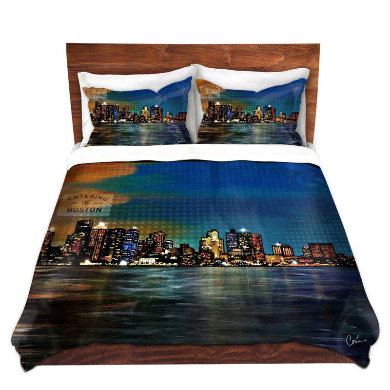 Modern & Contemporary Duvet Cover, Twin Duvet Cover + 2 Standard Shams