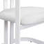 Ensemble de 2 chaises rembourrées en tissu avec structure en métal beige, capacité de poids de 265 lb-132645530-132645531