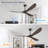 Parzy 72" Solid Wood 3-Blade Ceiling Fan no Lights With Remote Control-1896700660