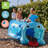 ECR4Kids Willow Climb-N-Crawl Whale, Mega, Play Structure