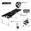 Jefferson Rectangular Metal Folding Outdoor Camping Table , 240cm cm W 60cm cm D