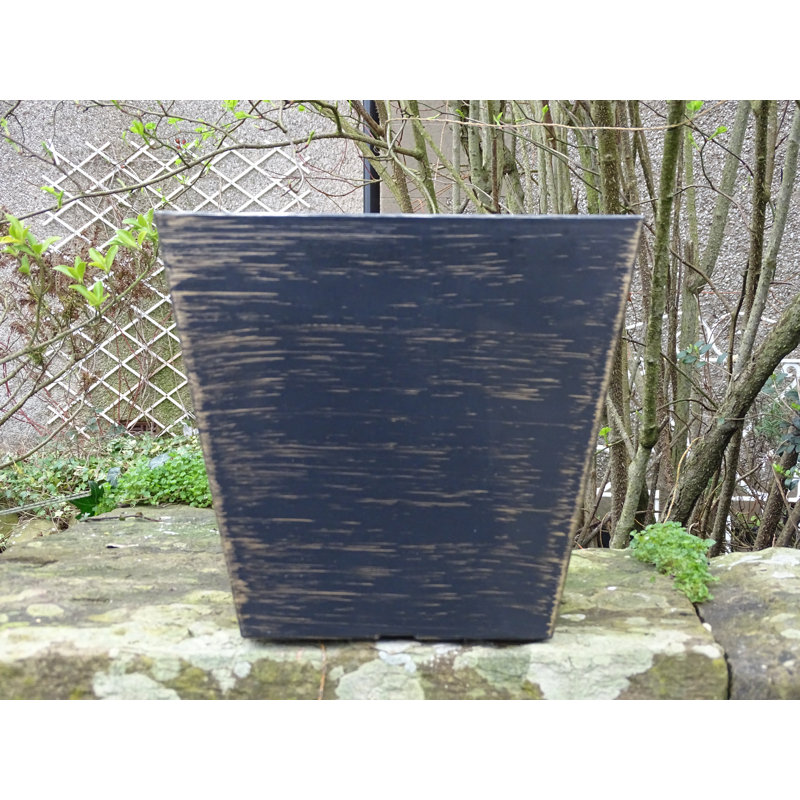 Silerton Planter Box, Black/Gold