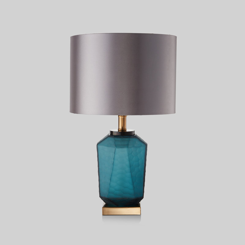 Table Lamp, Light Gray, 23" H x 13" W x 13" D