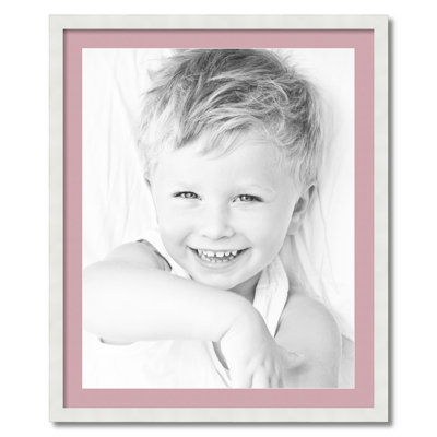 Wood Matte Picture Frame with Mat