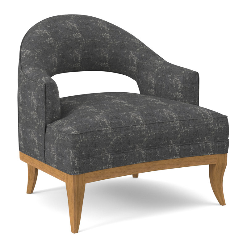 Mariposa Armchair, Amber, Margaret Lipstick Polyester Blend