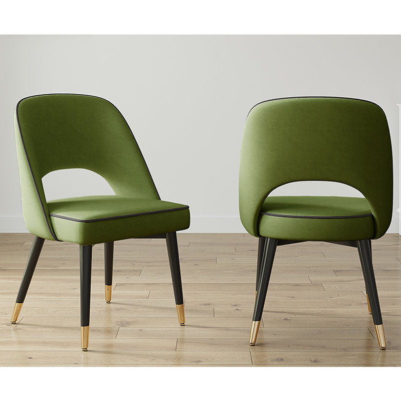 Anquanette Upholstered Dining Chair, Green