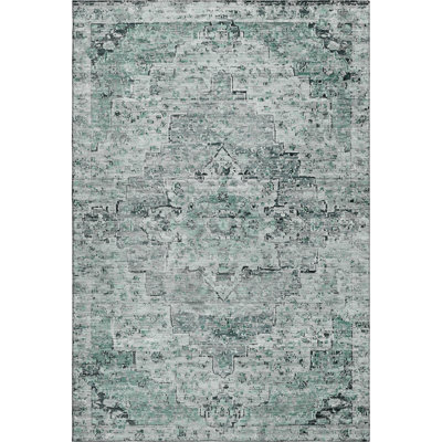 Premium Machine Washable Ashington AMF1832 Global Rug