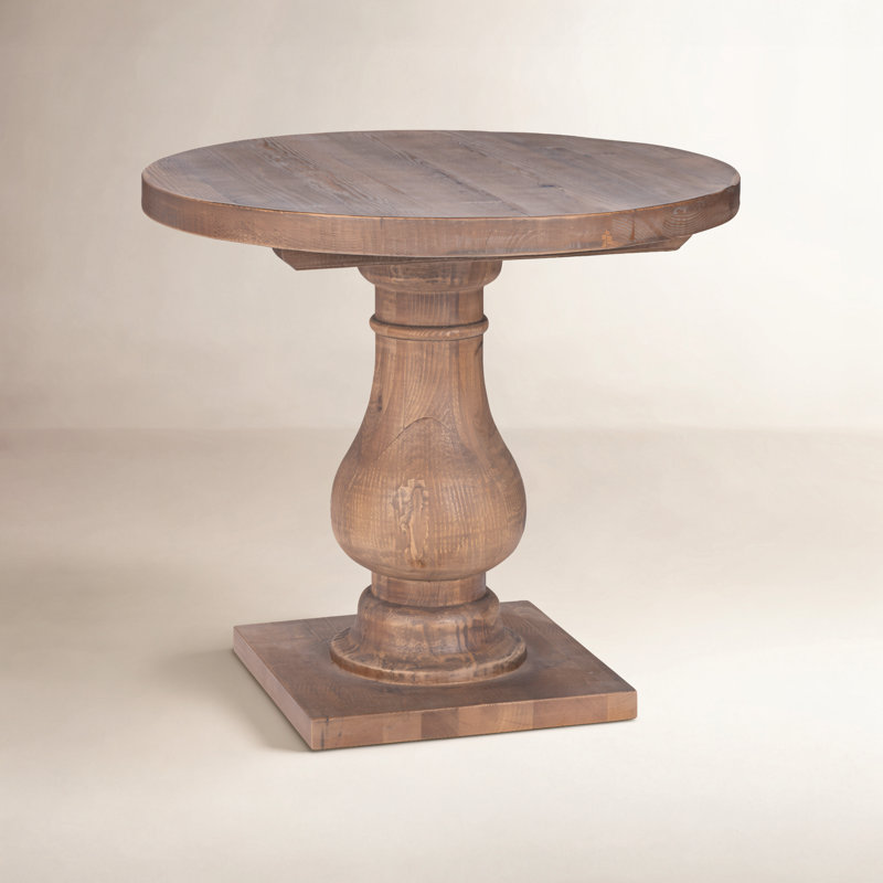 Farrer Solid Wood Top End Table, Mission Brown