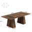 Table de salle à manger spacieuse, style rustique pour la maison et la cuisine