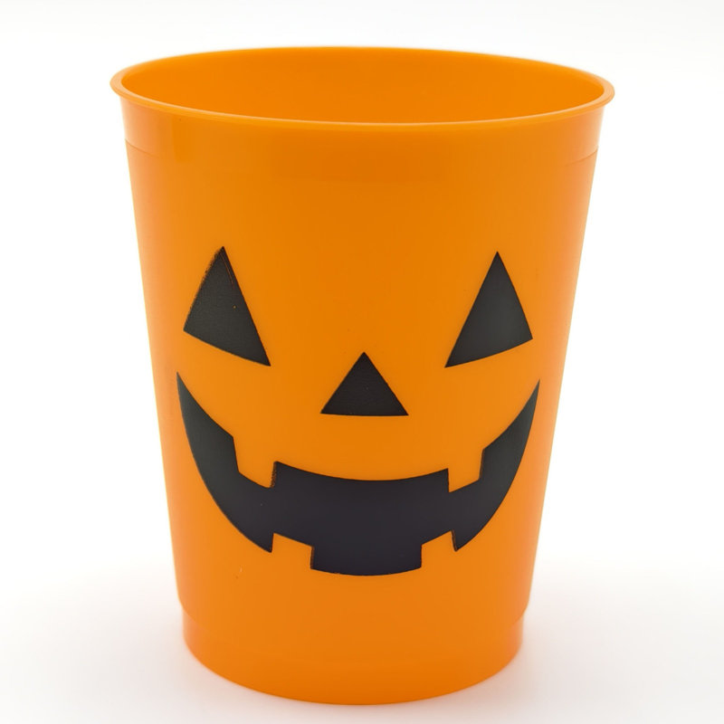 Gobelets en plastique citrouille d'Halloween ou gobelets réutilisables pour les fêtes d'Halloween