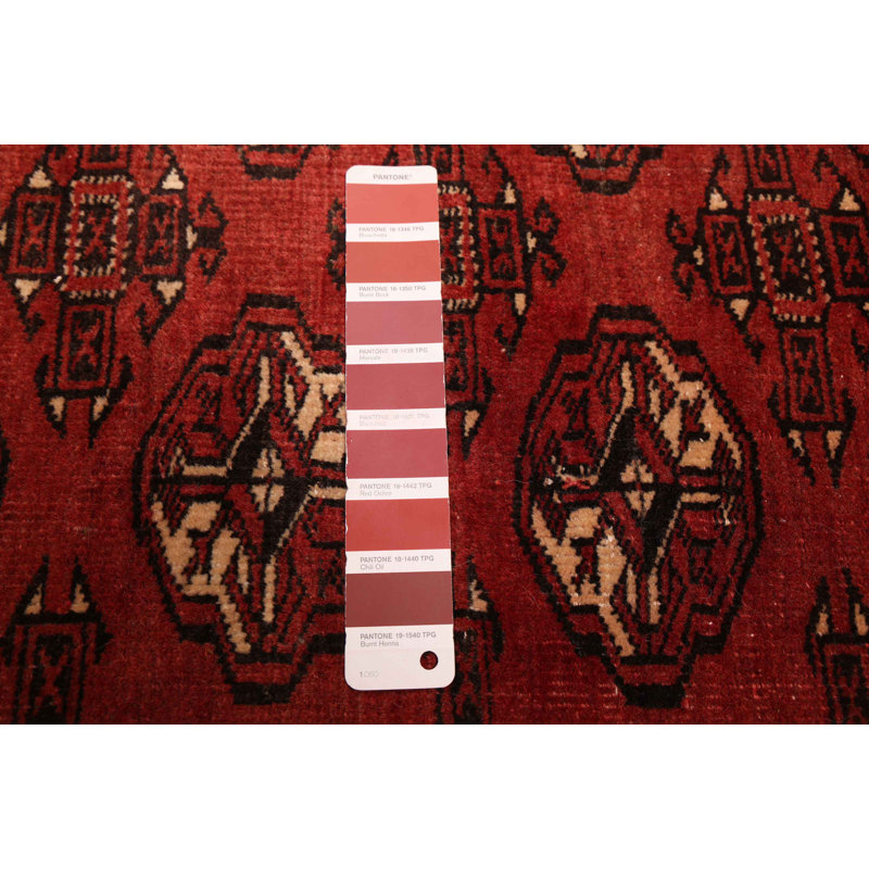 Tapis rouge Teimani 4 pi 2 po x 6 pi 0 po