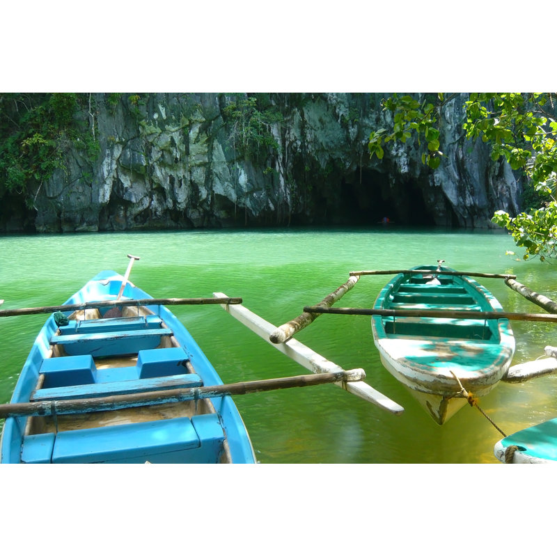 River puerto 1 Piece Wrapped Canvas Wall Art, 81cm H x 122cm W