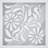 Barryton Decorative Fretwork Acrylic Wall Panels, Large, 23 3/8"W x 23 3/8"H x 1/8"T, Grey-779648639-779648608