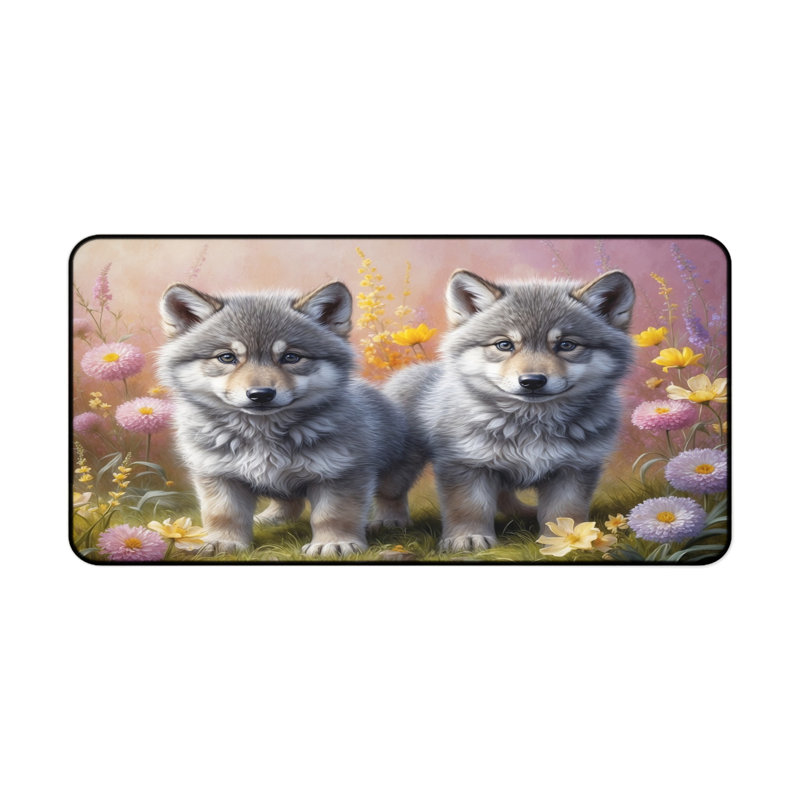 Polyester Desk Pad, 14.4x12.1