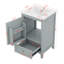 Meuble-lavabo avec lavabo, petite armoire de salle de bain-1069011664