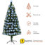 Durham Lighted Artificial Fir Christmas Tree-1641991926